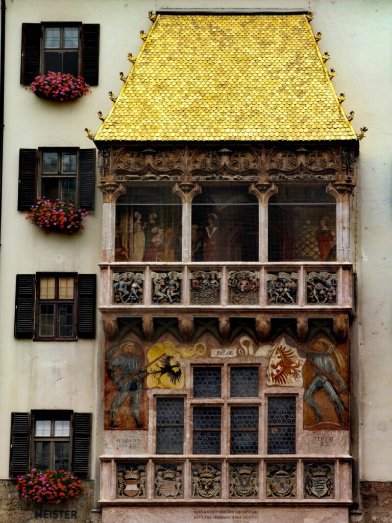 Goldenes Dachl - meistbesucht in der Altstadt Innsbruck 