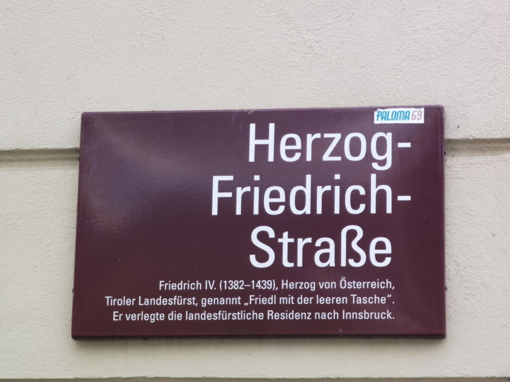 Herzog-Friedrich-Strasse Innsbruck;